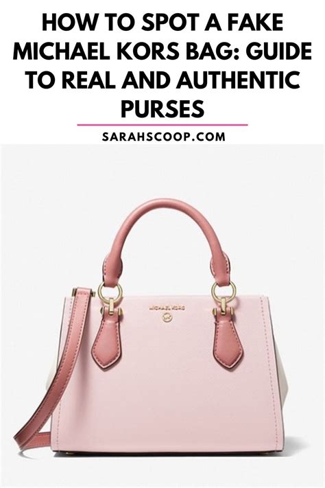 fake michael kors bag sale|authenticate Michael Kors bag.